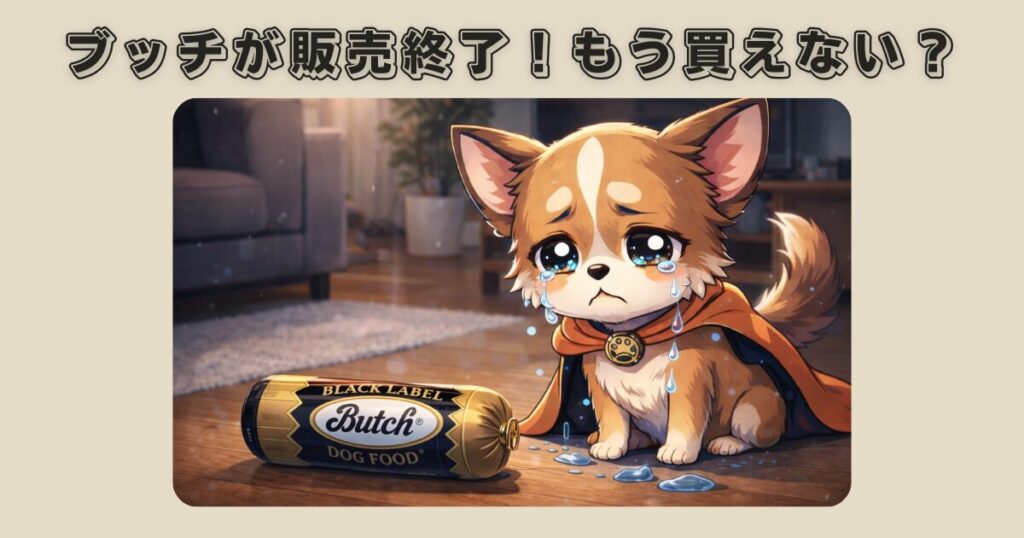 保護犬チワのラテまるがブッチ販売終了に伴い、買えないため悲しんでいる様子