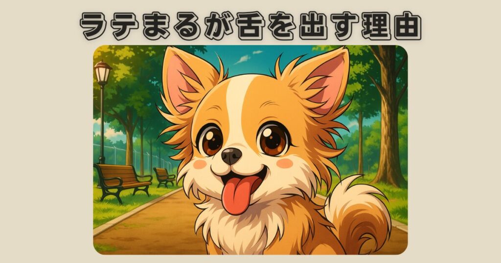 保護犬チワワのラテまるが舌を出す理由と、元気に暮らすための工夫