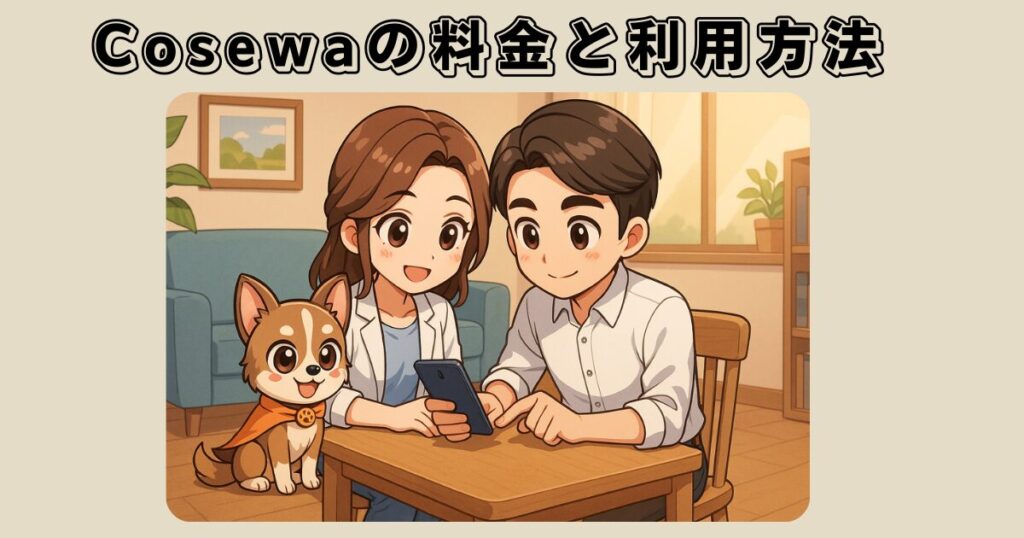 Cosewa ペットシッターの料金と利用方法