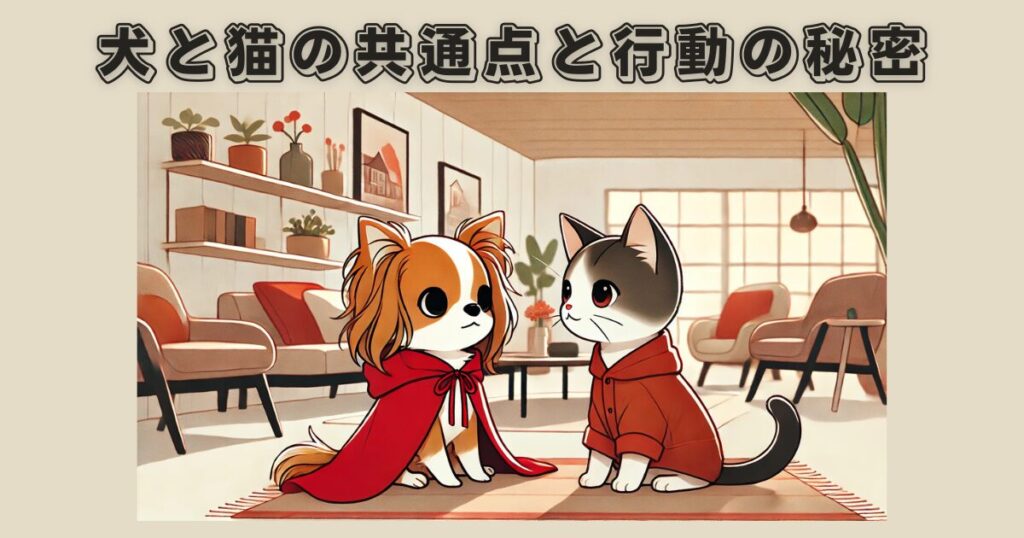 犬と猫の共通点と行動の秘密