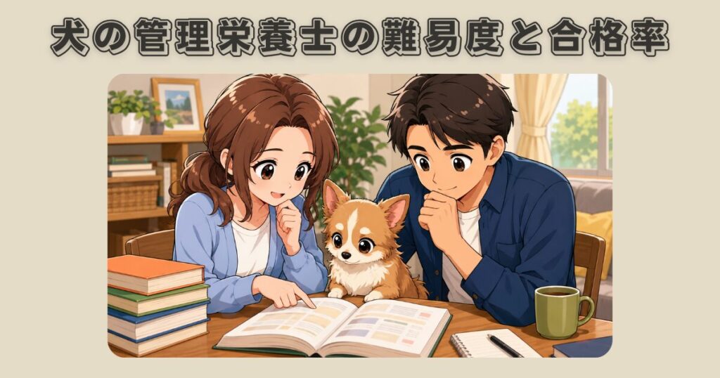 犬の管理栄養士の難易度と合格率
