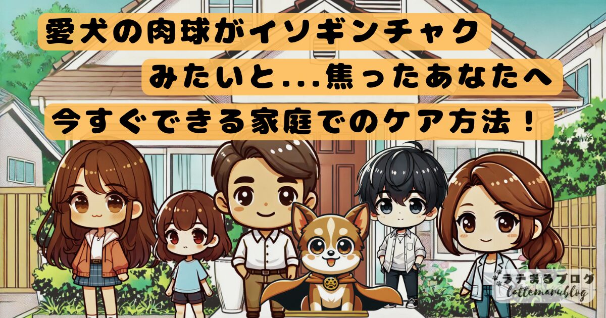 愛犬の肉球がイソギンチャクみたいと焦ったあなたへ　今すぐできる家庭でのケア方法