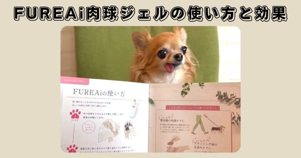FUREAi（ふれあい） 肉球ジェルの使い方と効果