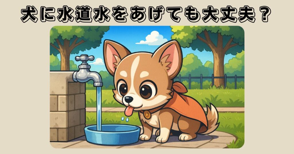 犬に水道水をあげても大丈夫?水素水との違いを解説