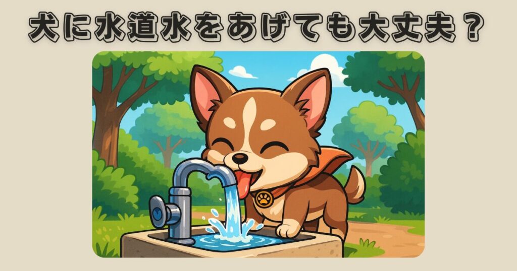 犬に水道水をあげても大丈夫?愛犬の飲み水で迷ったら