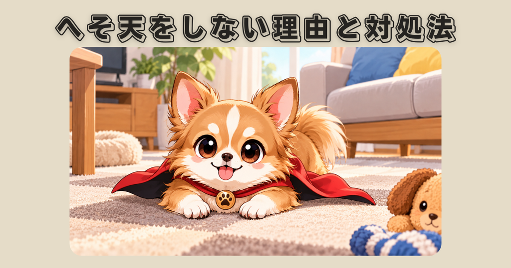 犬がへそ天をしない理由と対処法