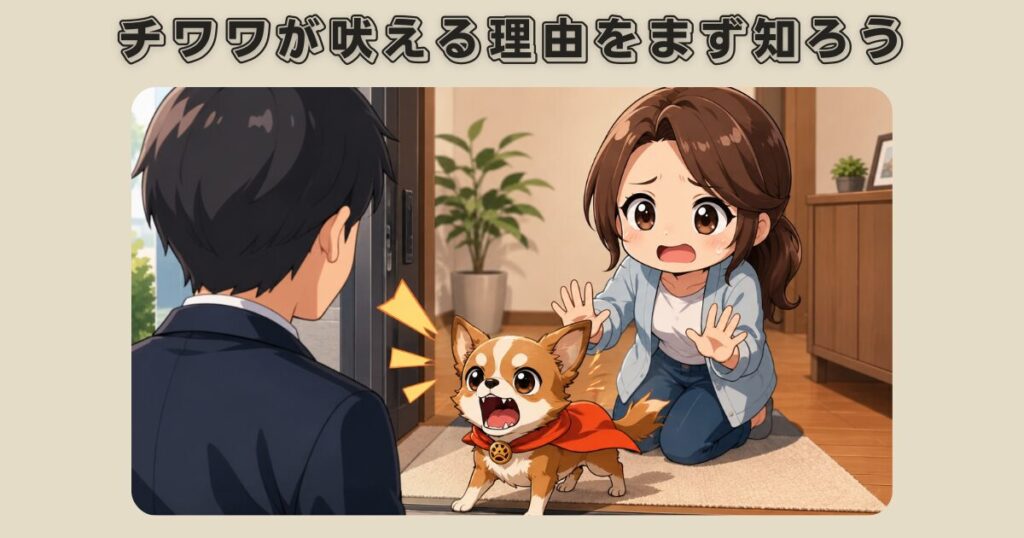 チワワの吠えをやめさせる前に知っておきたい理由
