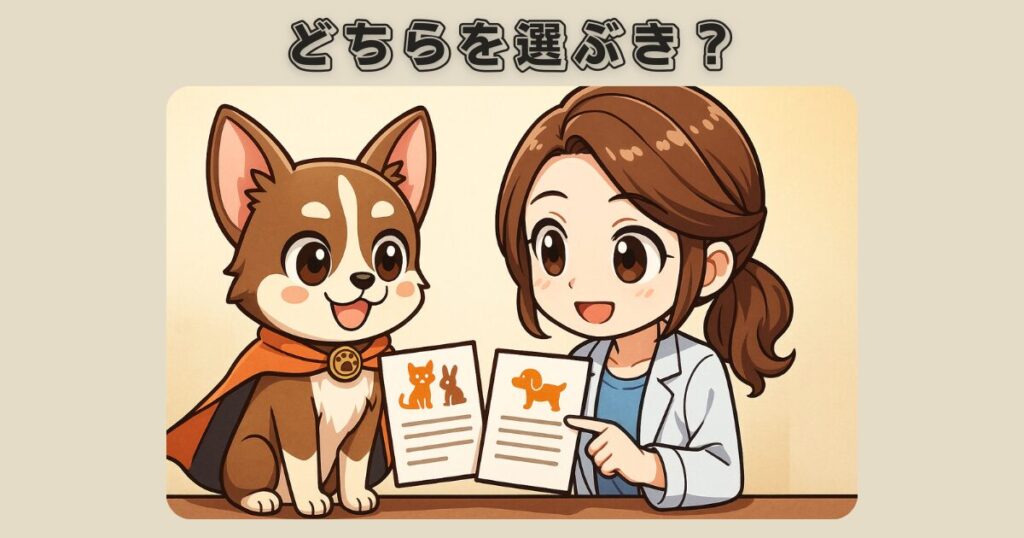 愛玩動物飼養管理士と愛犬飼育管理士のどちらを選ぶべきか